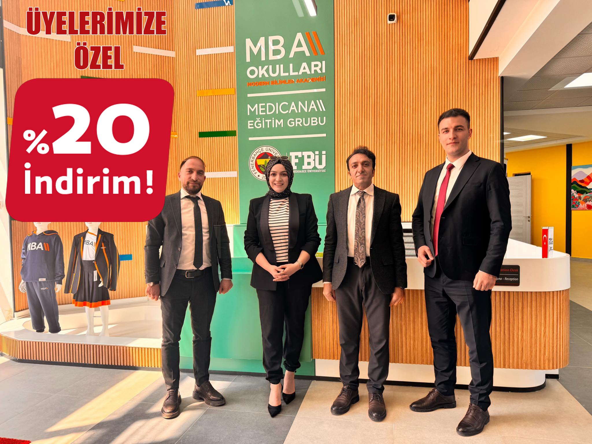 MBA OKULLARI İLE ÜYELERİMİZE ÖZEL İNDİRİM ANLAŞMASI