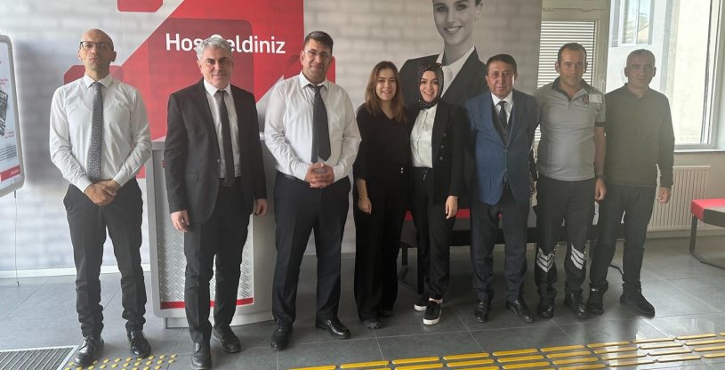 SAVAŞ, ZİRAAT BANKASI ÇAT ŞUBESİNİ ZİYARET ETTİ