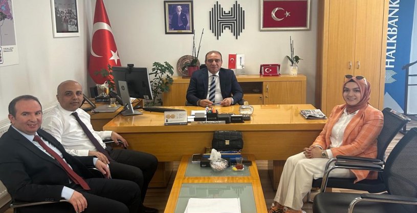 SAVAŞ, HALKBANK ERZURUM BÖLGE KOORDİNATÖRÜ AYYILDIZ'I ZİYARET ETTİ