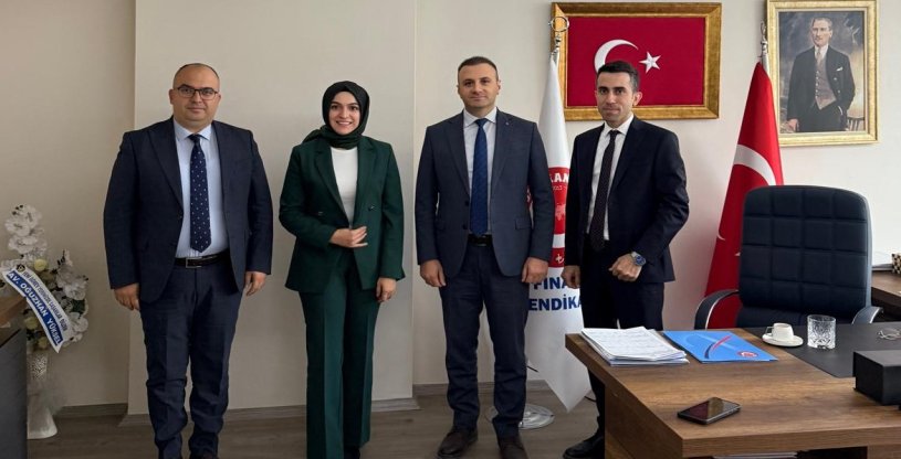 SAVAŞ'A 'HALKBANK ERZURUM BÖLGE KORDİNATÖRLÜĞÜNDEN 'HAYIRLI OLSUN' ZİYARETİ YAPILDI