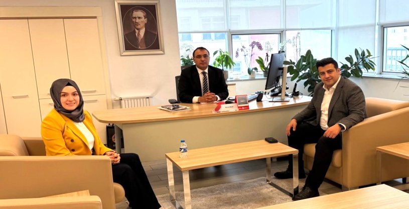 SAVAŞ, ZİRAAT BANKASI ERZURUM BÖLGE BAŞKANI BEDİR'İ ZİYARET ETTİ