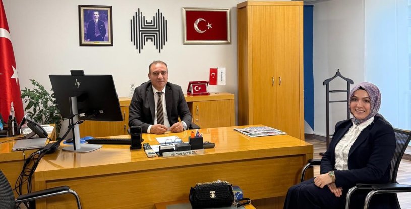 SAVAŞ, HALKBANK BÖLGE KOORDİNATÖRÜ AYYILDIZ'I ZİYARET ETTİ