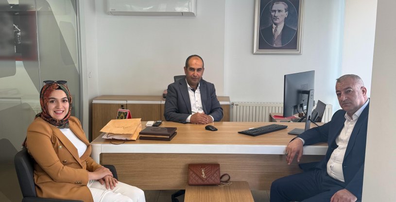 SAVAŞ, ZİRAAT BANKASI İSTASYON ŞUBESİNE 'HAYIRLI OLSUN' ZİYARETİNDE BULUNDU