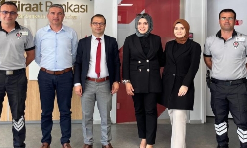 SAVAŞ, ZİRAAT BANKASI UZUNDERE, NARMAN, TORTUM İLE HALKBANK NARMAN ŞUBESİNİ ZİYARET ETTİ