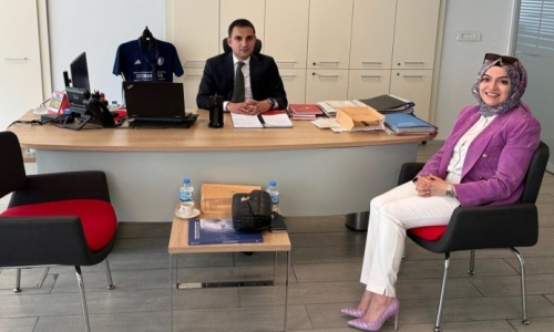 SAVAŞ, ZİRAAT BANKASI SATIŞ PERFORMANS MÜDÜRÜ ALPARGU'YU ZİYARET ETTİ