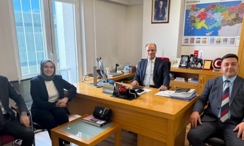 SAVAŞ, HALKBANK ERZURUM BÖLGE KOORDİNATÖRLÜĞÜ  BÖLÜM MÜDÜRÜ GÜNEŞ'İ ZİYARET ETTİ 