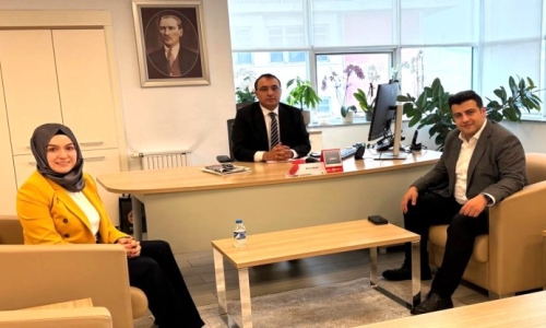 SAVAŞ, ZİRAAT BANKASI ERZURUM BÖLGE BAŞKANI BEDİR'İ ZİYARET ETTİ