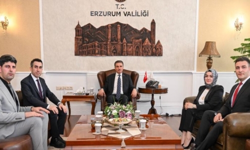 ERZURUM VALİSİ BARUŞ, SENDİKAMIZ ERZURUM BÖLGE BAŞKANI SAVAŞ'I KABUL ETTİ