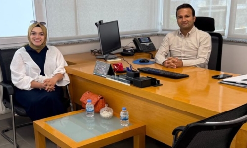 SAVAŞ, HALKBANK ACIPAYAM MÜDÜRÜ ERCAN'I ZİYARET ETTİ