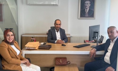 SAVAŞ, ZİRAAT BANKASI İSTASYON ŞUBESİNE 'HAYIRLI OLSUN' ZİYARETİNDE BULUNDU